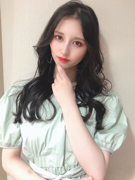 アフロート ディル(AFLOAT D'L) みきな韓国アイドルバングシースルーオルチャンヨシンモリ小顔