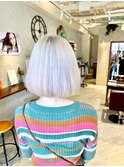 ハイトーンベージュ×ホワイトベージュ×ホワイトアッシュカラー