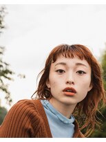 マルコ(marc..)&nbsp;ショートバング×オレンジヘア