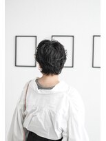 ノード(NODO)&nbsp;黒髪ショート＋ワンカールパーマ