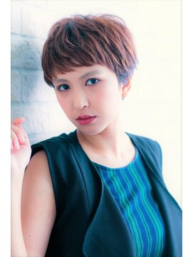 ソア 武蔵小杉(SOAR) 小顔黒髪大人ガーリーチョコレートカラーのモードプリカール