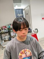 コワファーストナガサキシャンプーボーイ(COIFF1RST NAGASAKI SHAMPOO BOY)&nbsp;シースルーマッシュ×アッシュブラック