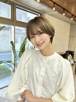 クビレショート/30代/40代/前髪あり/ミセス/ショートカット