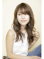 アフロディーテ 銀座(APHRODITE GINZA)&nbsp;黒髪/グレーベージュ/レイヤーロング/前髪パーマ/銀座