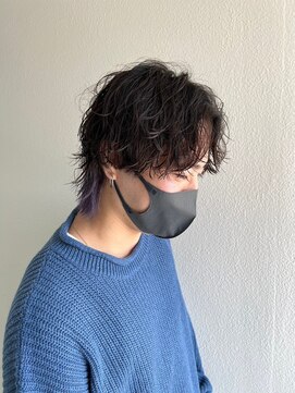 ゴットフロー(GOTTO FLOW) スパイラルパーマ/波巻きパーマ/ウルフ/センターパート