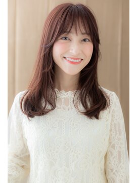 カバーヘア ブリス 北浦和(COVER HAIR bliss) ベージュピンクブラウンエアリーロング315Y北浦和20代30代40代