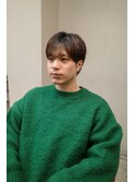 波巻きハイライトアップバングツーブロックマッシュ