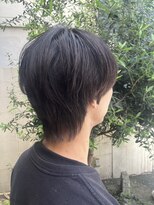 ココカラヘアー ニコ(cococara hair nico)&nbsp;ウルフショート/マッシュウルフ/襟足あり/前髪あり/暗髪