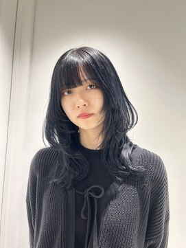 ゼスト 八王子店(ZEST) ブルーブラック＋レイヤーカット