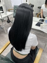 リミットバイアフィナー 大宮店(limit by Afinar) ブルーブラック/縮毛矯正