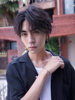 フィフス 渋谷(fifth) 自然な毛流れでラフにキマるセンターパート×ニュアンスパーマ