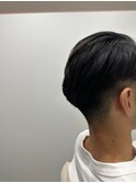 刈り上げ　ショート　アップバング　ビジネスツーブロック
