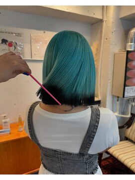 ベンジー 天神店(benji) turquoise×end color