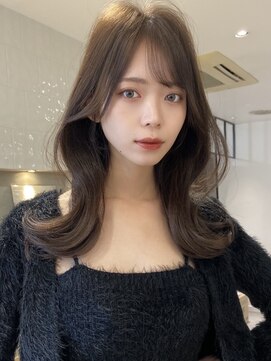 エヌアイ オモテサンドウ(ni omotesando) 憧れ韓国くびれヘア/顔まわりカットレイヤーカット艶髪黒髪