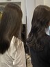 【人気no.1】ノンジアミンカラー+ハホニコトリートメント￥11000