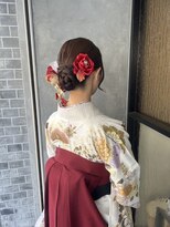 ネオリーブ ジューク 日吉店(Neolive JuQ)&nbsp;卒業式袴着付けヘアアレンジ☆ 日吉　綱島　慶應　元住吉