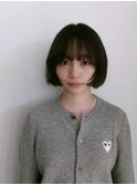 前上がりボブ
