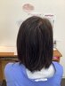 髪質改善カラー【リタッチ】￥4400　白髪染め