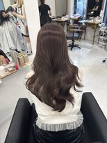 ハピネス 梅田茶屋町店(HAPPINESS)&nbsp;韓国ヘア/レイヤーカット/髪質改善/顔周りカット/ベージュ