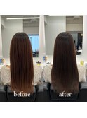 髪質改善/縮毛矯正/美髪/酸性ストレート/白髪染め髪/ヘッドスパ