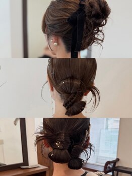 周りと差がつくお洒落なヘアーアレンジなら【a'vail 】にお任せ◎服装や雰囲気に合わせてご提案します★