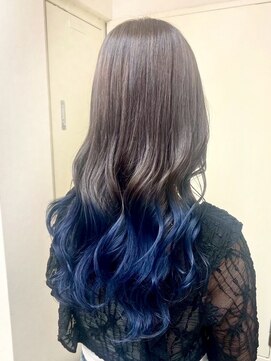 エターナルバイマティーナ(Eternal by MATINA) 【グラデーション×ネイビー】池袋美容室