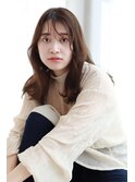 抜け感シースルーバング×くびれミディ