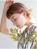 フォギーベージュ×ショートウルフ