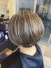 ［宮林店長指名限定］似合せカット＋白髪ぼかしカラー＋ケア