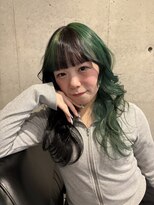 ロペ(ROPE.) レイヤーカット×グリーンデザインカラー