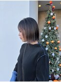 うる艶な切りっぱなしボブ