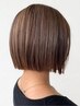 【30代からの白髪ケア】明るい白髪カラー+似合わせカット12,100→¥11,550