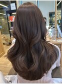 ハイレイヤーカットモカブラウンマロンベージュ顔まわりKA-129