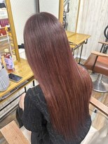 ヘアスタジオワン 藤沢店(HAIR STUDIO ONE)&nbsp;ブリーチなしレッド×エクステ