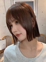 サンドナル 鹿児島天文館(sand NALU)&nbsp;ハッシュカット/グレージュ/デザインカラー[鹿児島天文館]