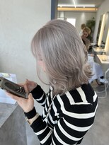 リエンス(RIENS) 【RIENS】ホワイトグレージュロング