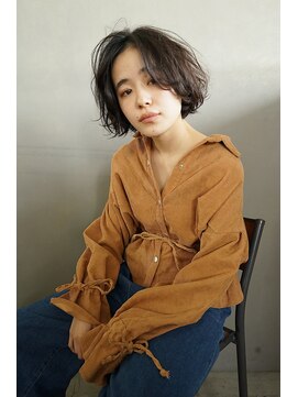 ナヌーク シブヤ(nanuk shibuya) 【nanuk】クセ感アンニュイパーマボブ