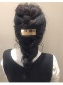 ダウン編みこみセットアレンジ