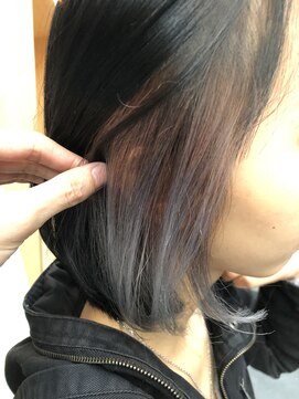 ビヨンドイー(beyond E) カシスベージュ×ホワイトアッシュインナーグラデーション