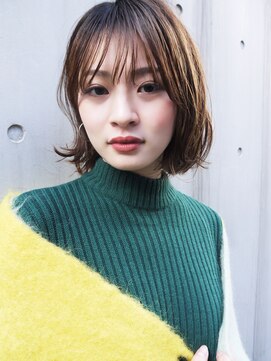 モリオ フロム ロンドン サッポロファクトリー店(morio FROM LONDON) 【morio】2019秋冬髪型大人かわいいシースルーバングボブ