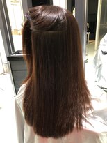 大嶋直樹の美容室 表参道&nbsp;高難易度縮毛矯正表参道マリアンヌ＝乾かしただけです。本当です