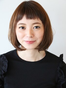 ポンテ 那珂川店(ponte) 【アキ☆可愛さ抜群の前髪すっきりショートBOXボブスタイル】
