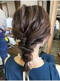 お呼ばれあみおろしアレンジ