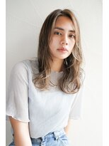 フェイスフレーミング×ミディ×モカベージュ　20代　3