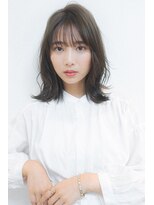 ベンジー 登戸店(benji)&nbsp;伸ばしかけミディ×透けバング(登戸/登戸駅)