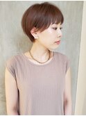 フェザーバングが可愛いショートスタイル☆