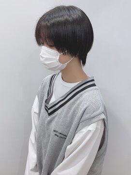 モリオフロムロンドン 松戸店(Morio from London) 【松戸 岩口】襟足ありシースルーバングマッシュショート