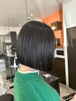 セダクション 道後樋又店(Seduction) ぱつっとストレートボブ