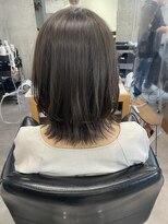 シェル 吉祥寺(shell)&nbsp;グレージュカラー/ボブウルフ/黒髪/ココアベージュ