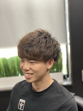 メンズジョイ(Men's joy) 束感ブロックマッシュ